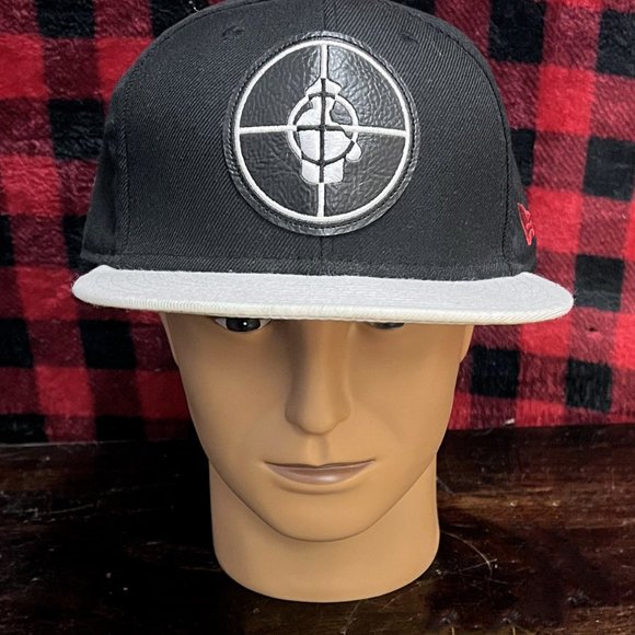Vintage OBEY x Public Enemy x New Era 59fifty Mens 7½ Fitted Hip Hop Hat… - Picture 2 of 6